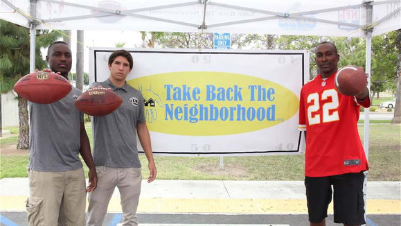 TAKE BACK THE NEIGHBORHOOD OFFERS FREE FOOTBALL CAMP WITH NFL VETERANS!