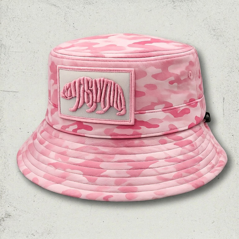 Pink Camo Reversible Bucket