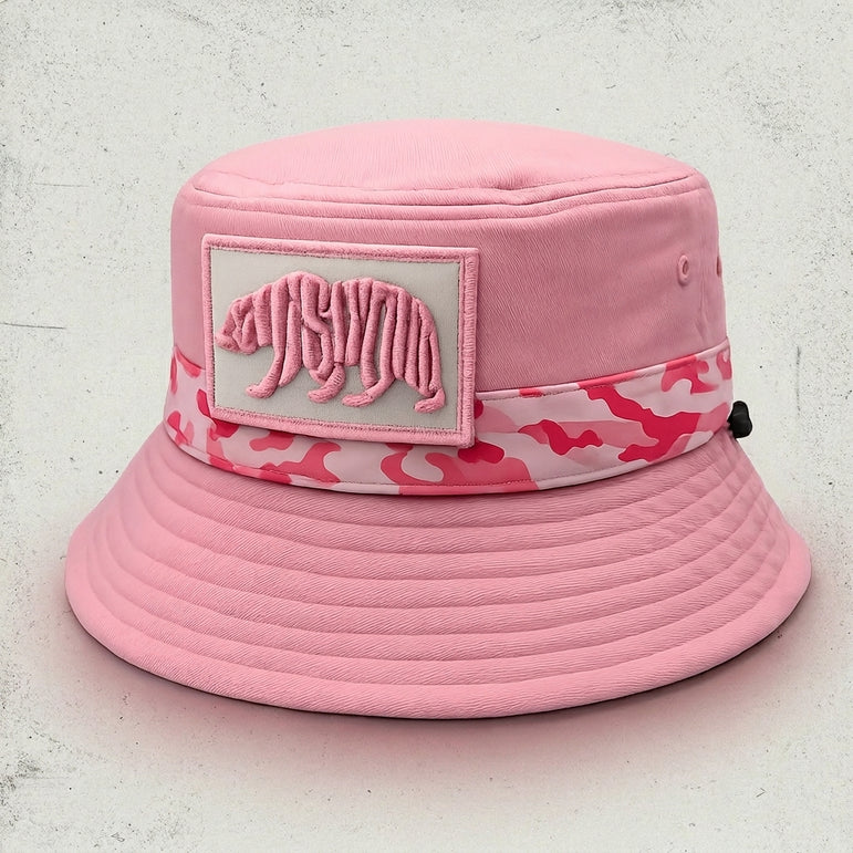 Pink Camo Reversible Bucket