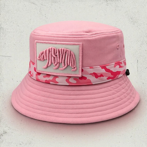 Pink Camo Reversible Bucket