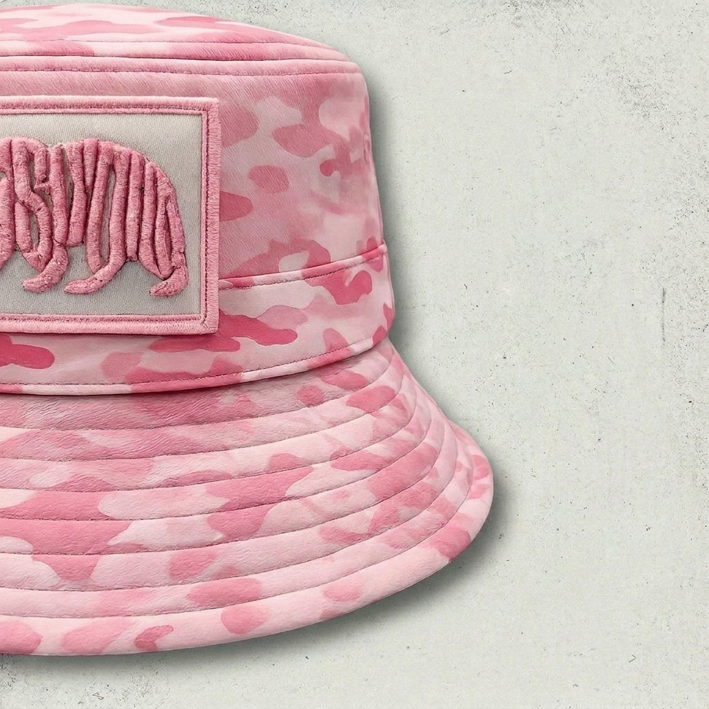 Pink Camo Reversible Bucket
