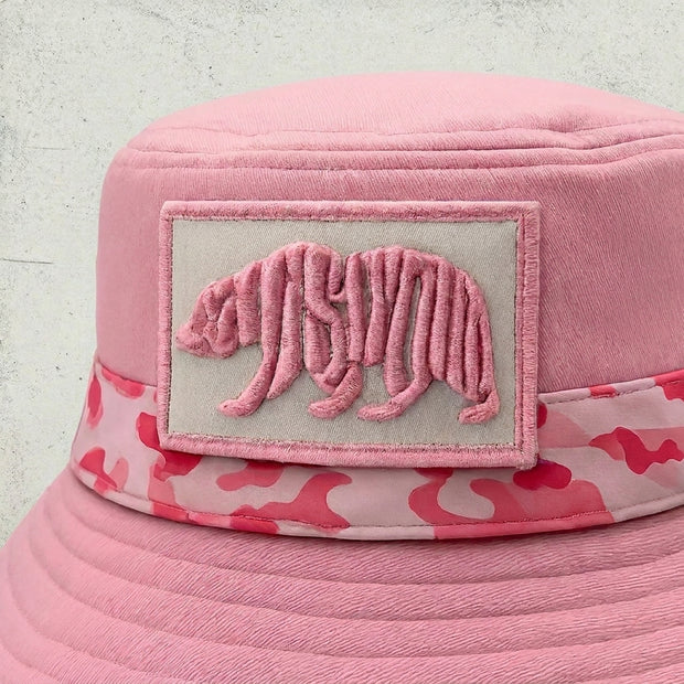 Pink Camo Reversible Bucket