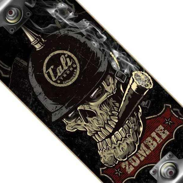 Zombie Skull Skateboard