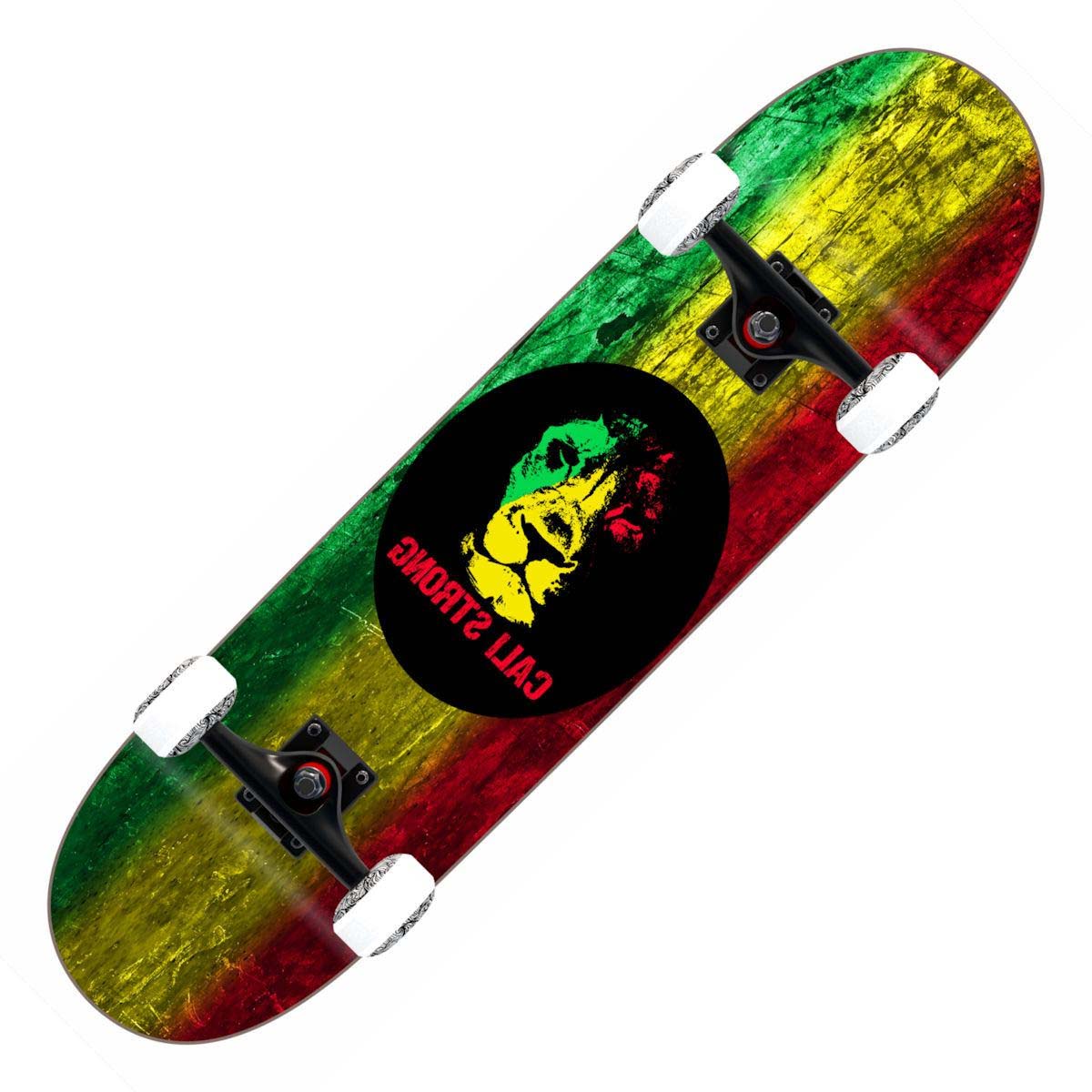 Triangle Rasta Skateboard
