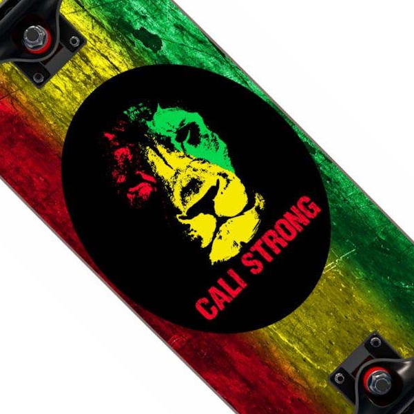 Triangle Rasta Skateboard
