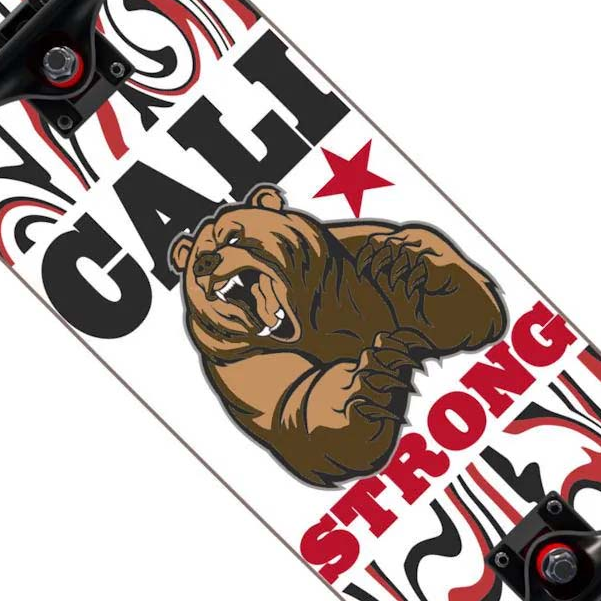 Mean Bear Skateboard