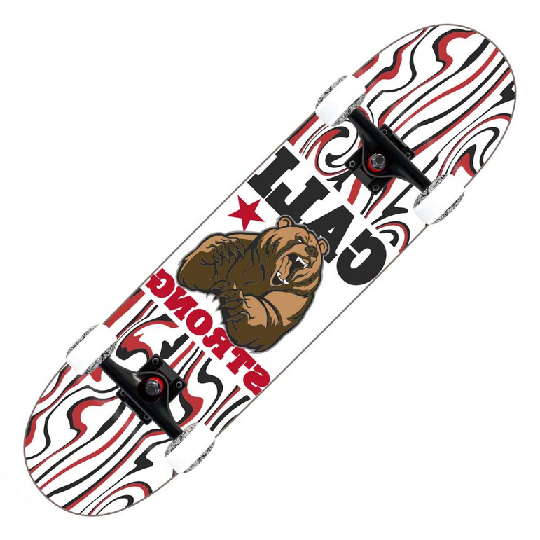 Mean Bear Skateboard