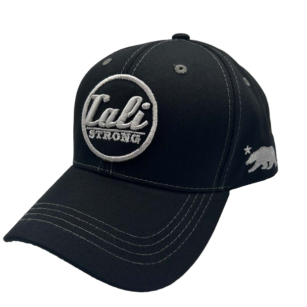 CALI Strong Classic Chapeau Tactique Moral Patch Noir Argent