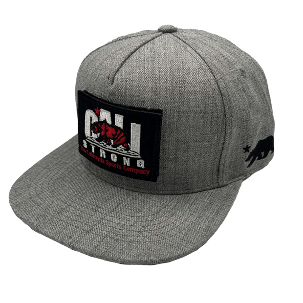 CALI Strong Original Chapeau Tactique Plat Bill Morale Patch Gris Chiné