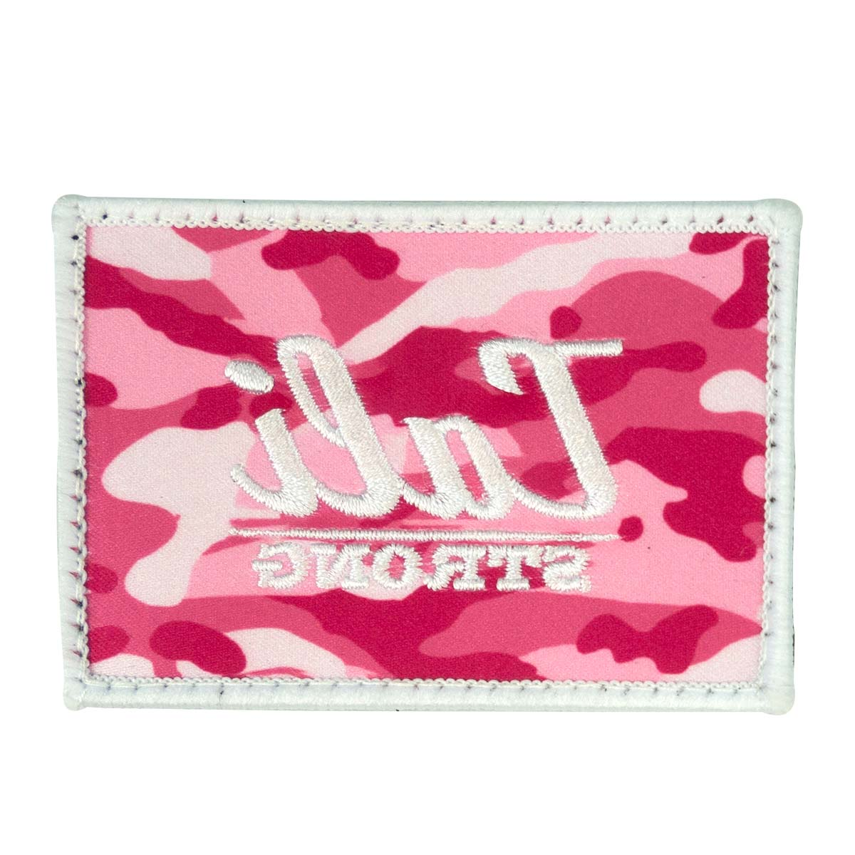 CALI Strong Urban Camo Rose Sublimé Brodé Hook-and-Loop Morale Patch