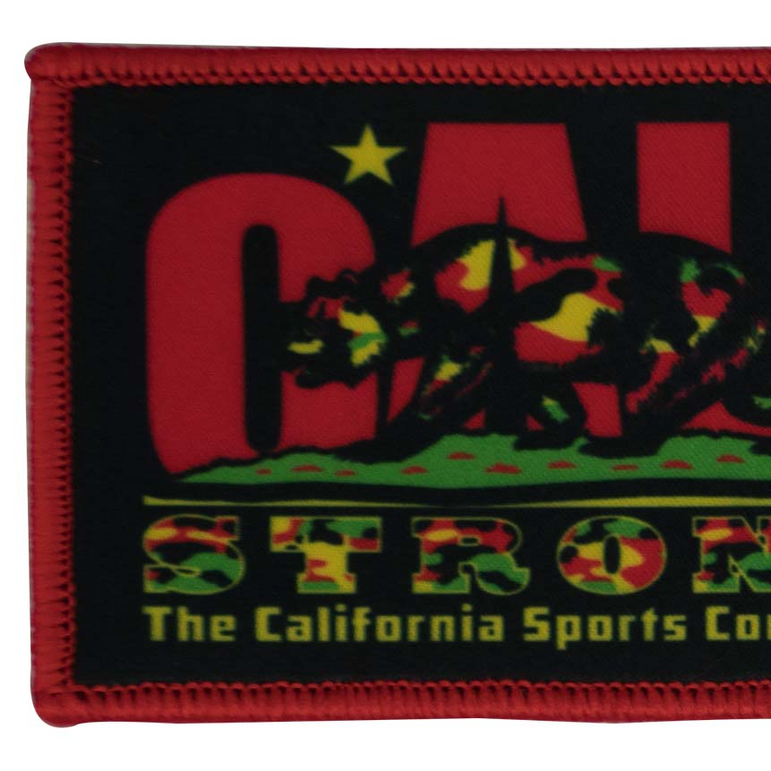 CALI Strong Original Urban Camo Rasta Sublimé Patch moral à crochet et boucle