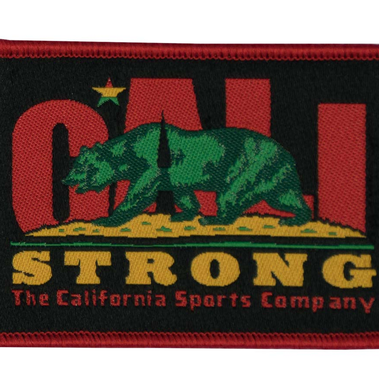 CALI Strong Original Rasta Brodé Hook-and-Loop Morale Patch