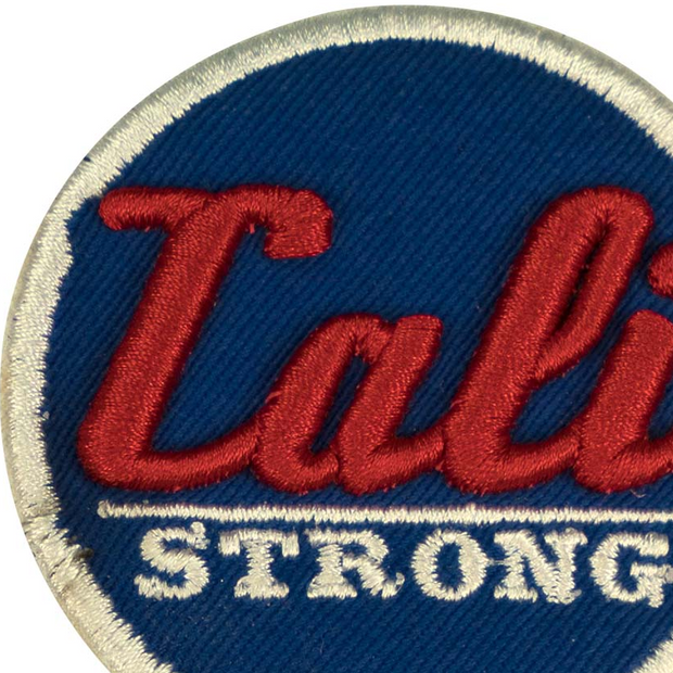 White Blue Red Patch