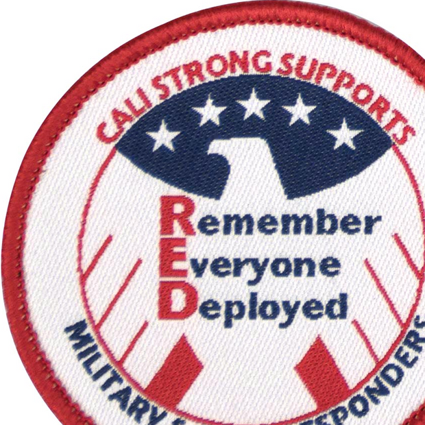 RED Round Patch