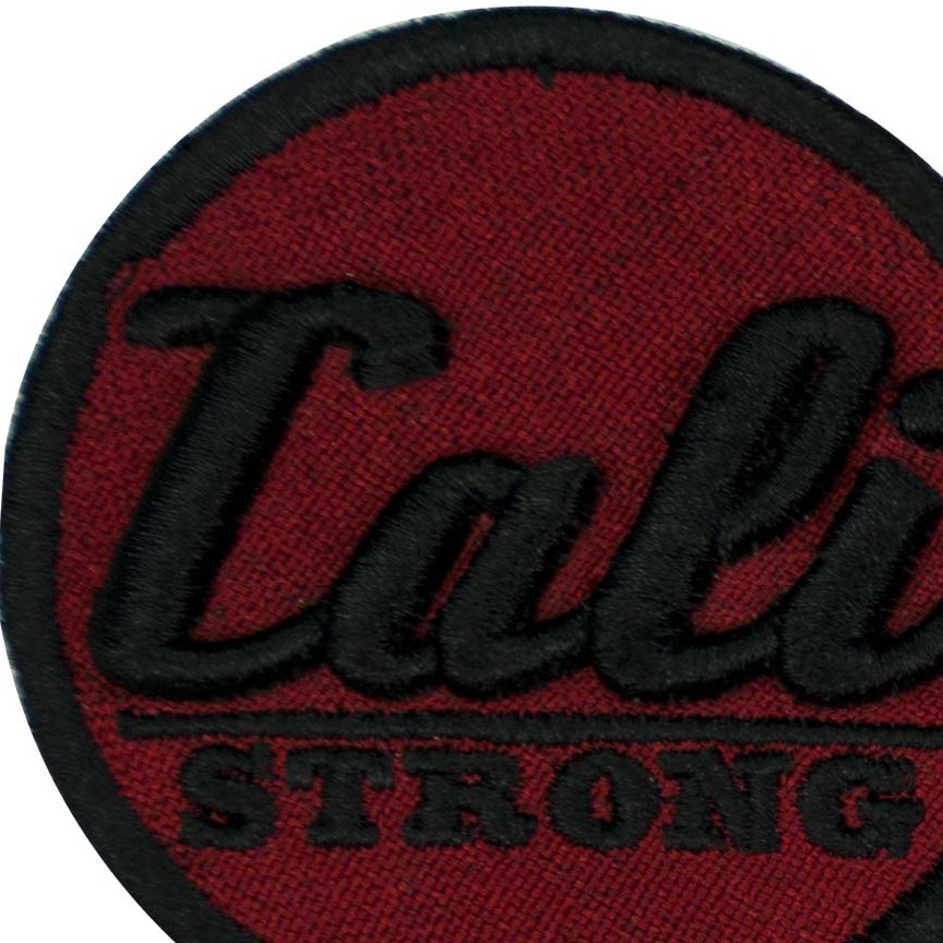 Black Maroon 3D Patch