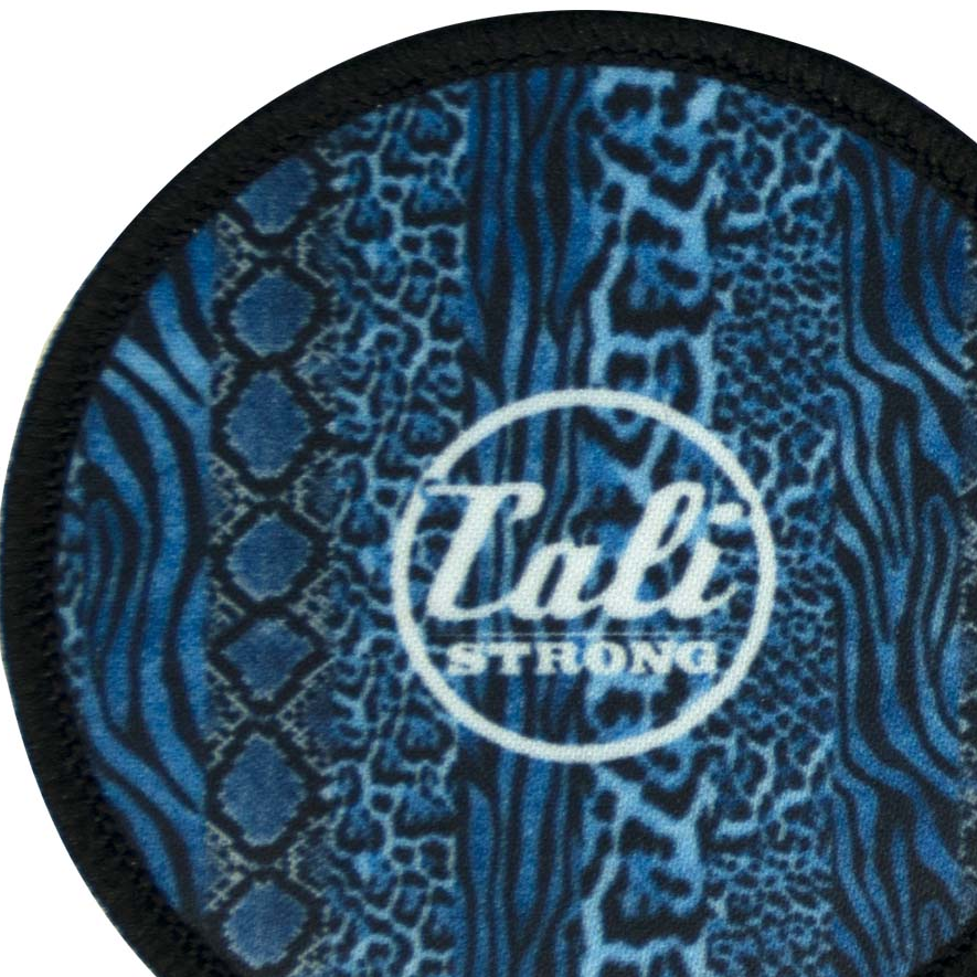 White Blue Patch
