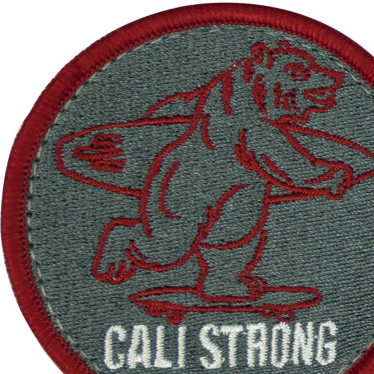 Maroon White Patch
