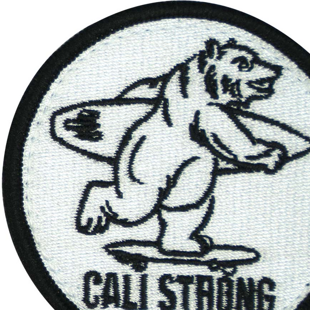 Bear White Black Patch