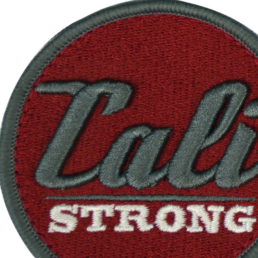 Grey Maroon White Patch