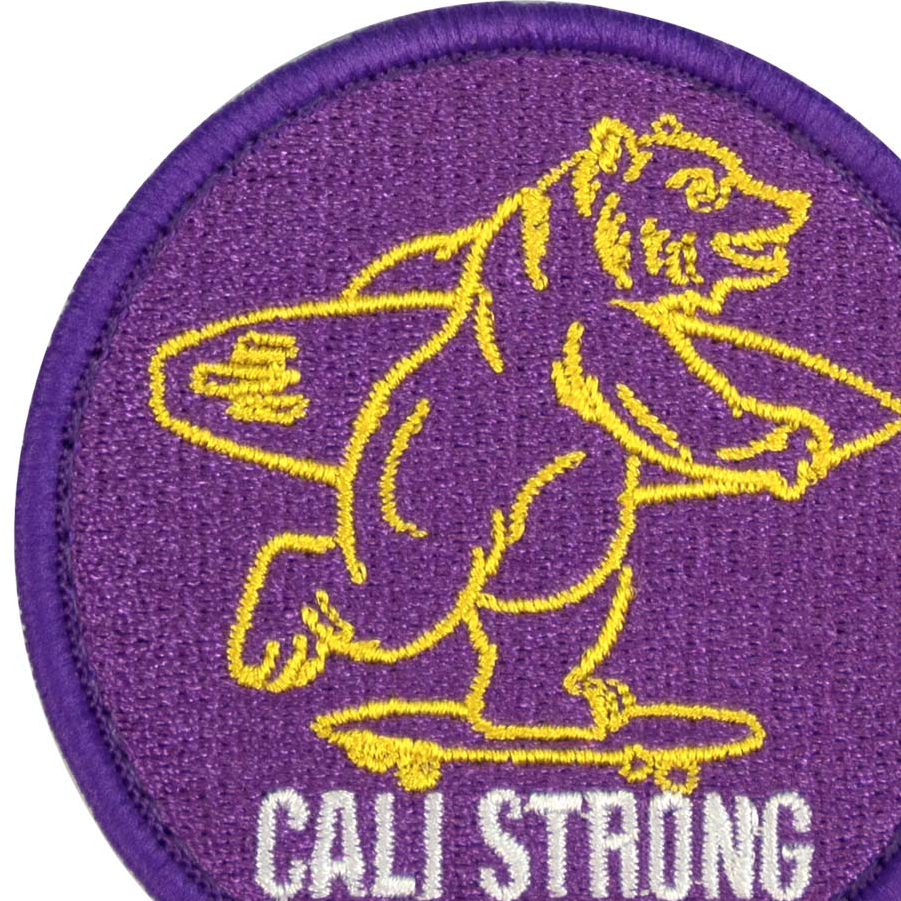 Bear Purple Gold Patch