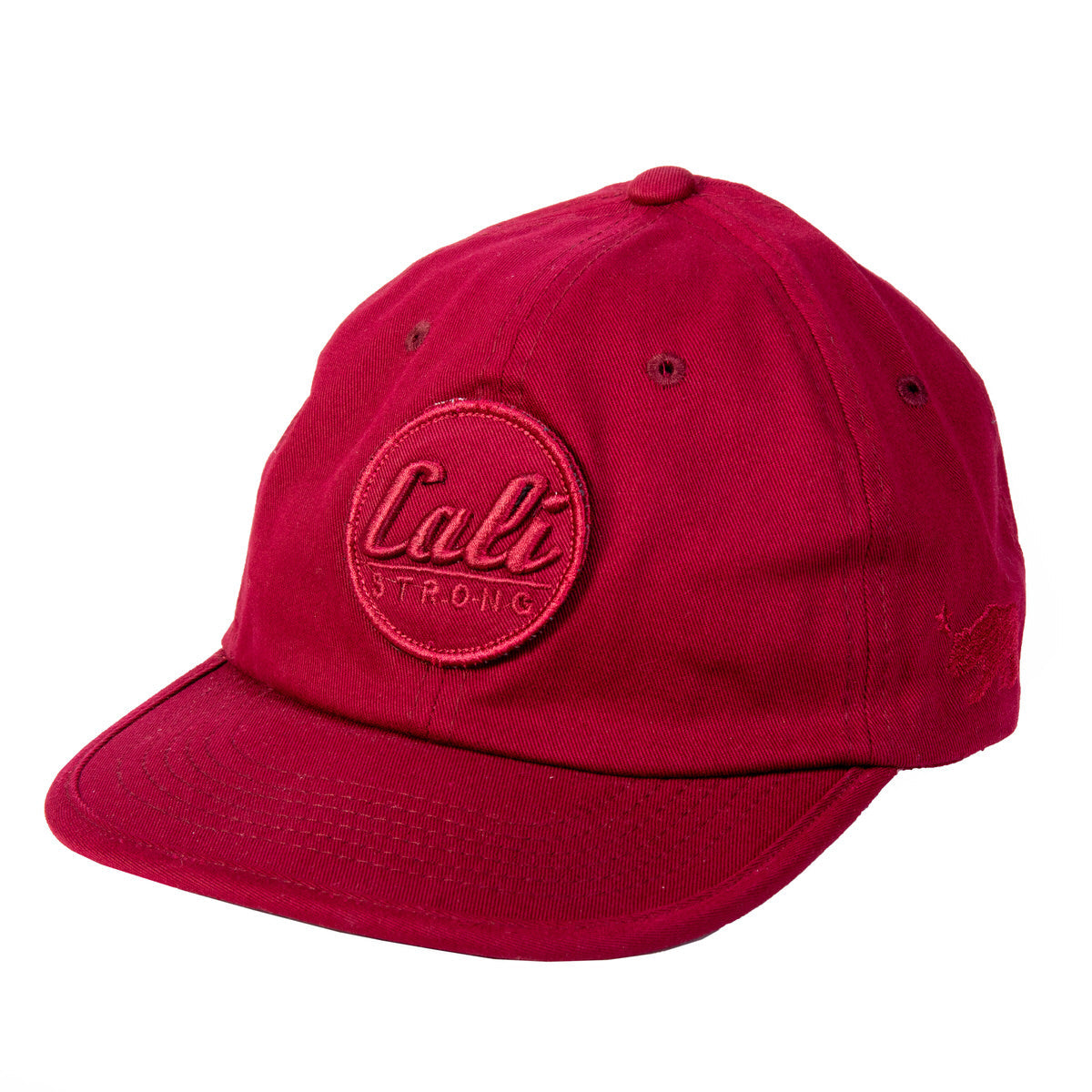 CALI Strong Classic Dad Hat Morale Patch Red - Headwear - Image 1 - CALI Strong