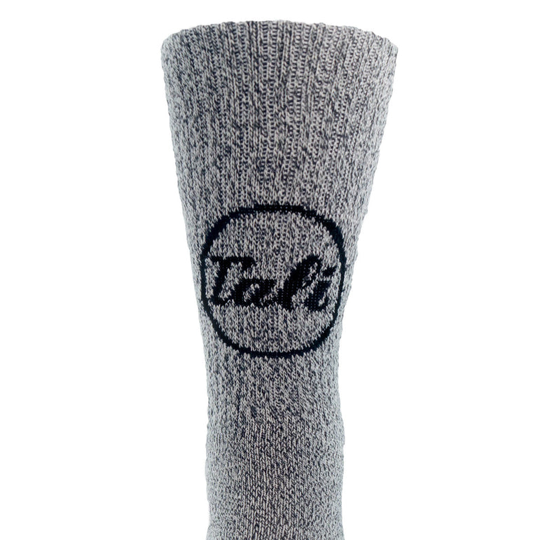 CALI Strong Classic Athletic Crew Socks Grey Heather - Socks - Image 2 - CALI Strong