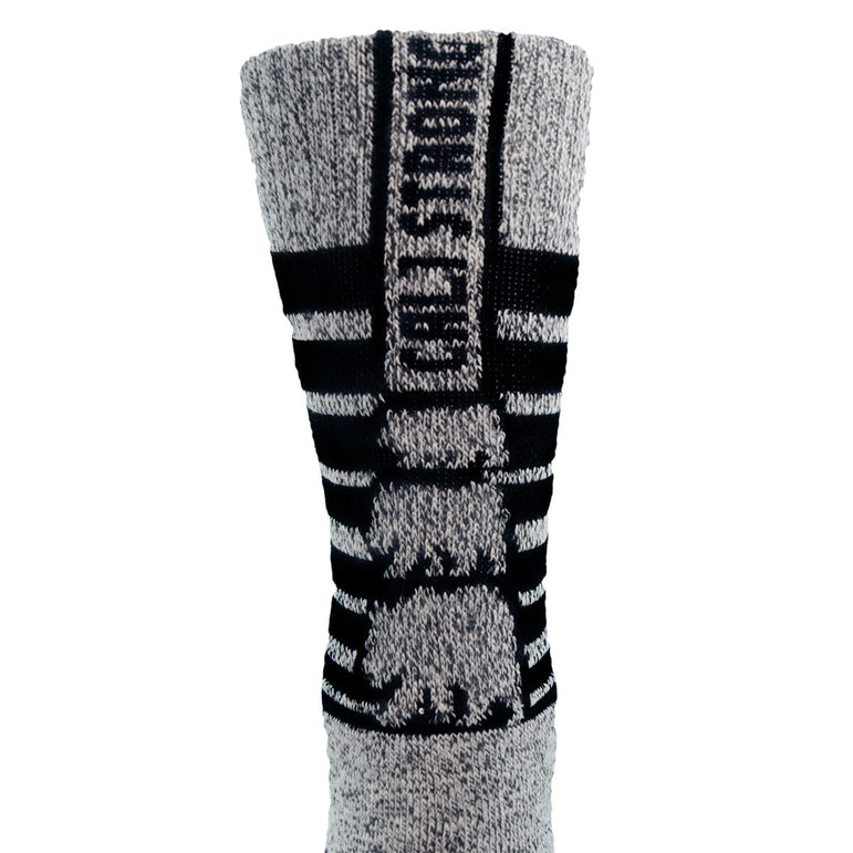 CALI Strong Classic Athletic Crew Socks Grey Heather - Socks - Image 3 - CALI Strong