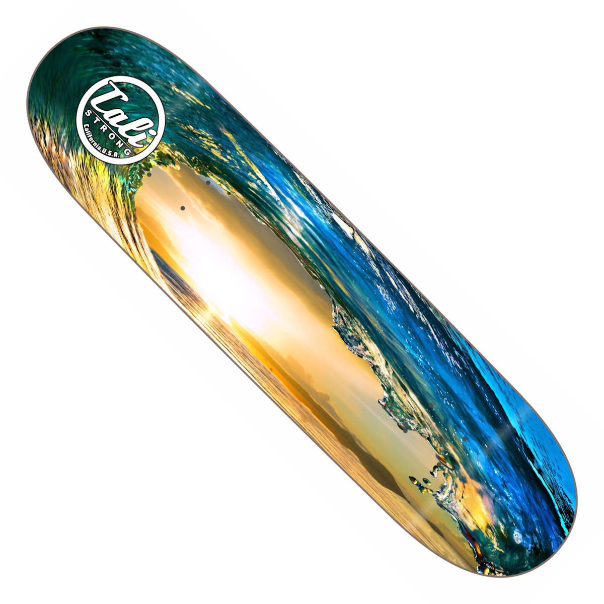 CALI Strong Wave Skateboard Trick Deck - Trick Skateboard Deck - Image 1 - CALI Strong