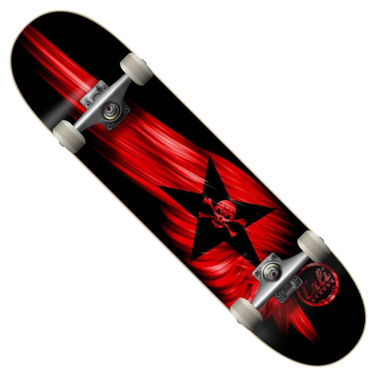 CALI Strong Red Wing Skateboard Trick Complete - Trick Skateboard - Image 1 - CALI Strong