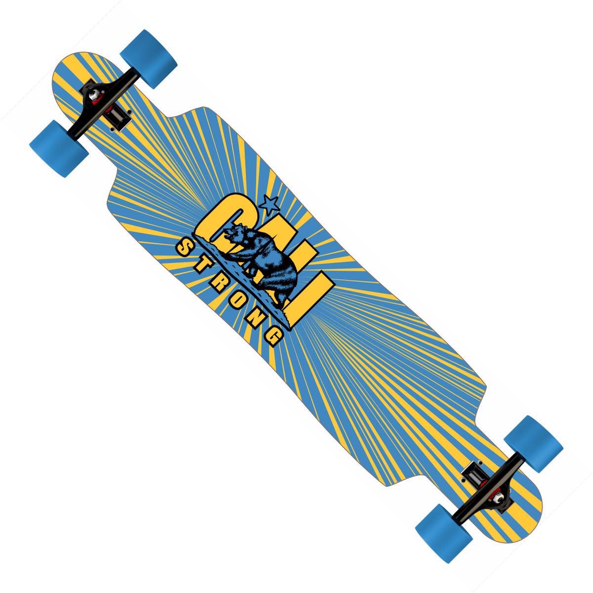 CALI Strong Original Bruin Longboard Drop Through Complete - Longboard Drop Through - Image 1 - CALI Strong