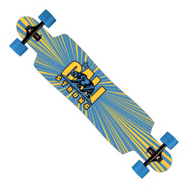 CALI Strong Original Bruin Longboard Drop Through Complete - Longboard Drop Through - Image 1 - CALI Strong
