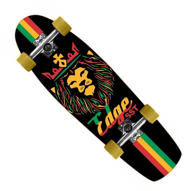 CALI Strong King Rasta Skateboard Cruiser Complete - Cruisers - Image 1 - CALI Strong