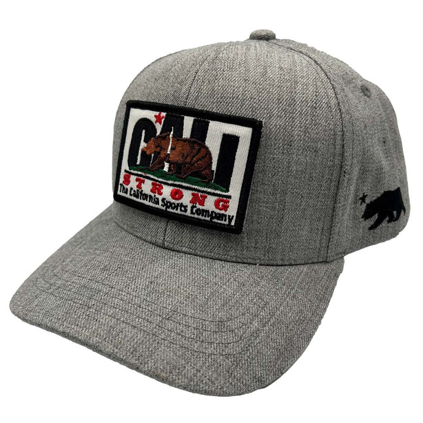 CALI Strong Original Tactical Hat Morale Patch Grey Black - Headwear - Image 1 - CALI Strong