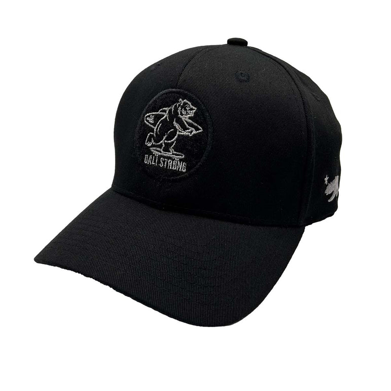 CALI Strong Classic Tactical Hat Morale Patch Black White - Headwear - Image 2 - CALI Strong