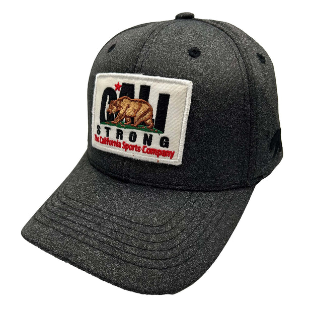 CALI Strong Original Tactical Hat Morale Patch Dark Grey Heather White - Headwear - Image 1 - CALI Strong