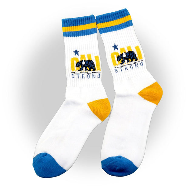 CALI Strong Original Bruin Athletic Crew Socks - Socks - Image 2 - CALI Strong