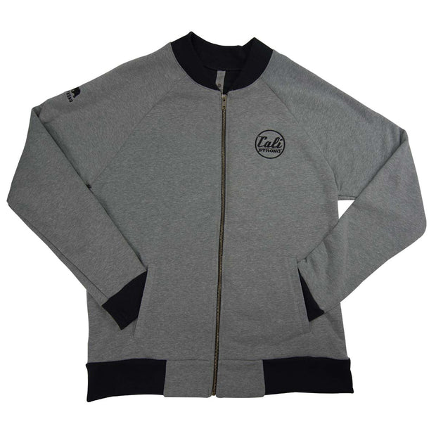CALI Strong Classic Bomber Jacket Heather Gray - Jacket - Image 2 - CALI Strong