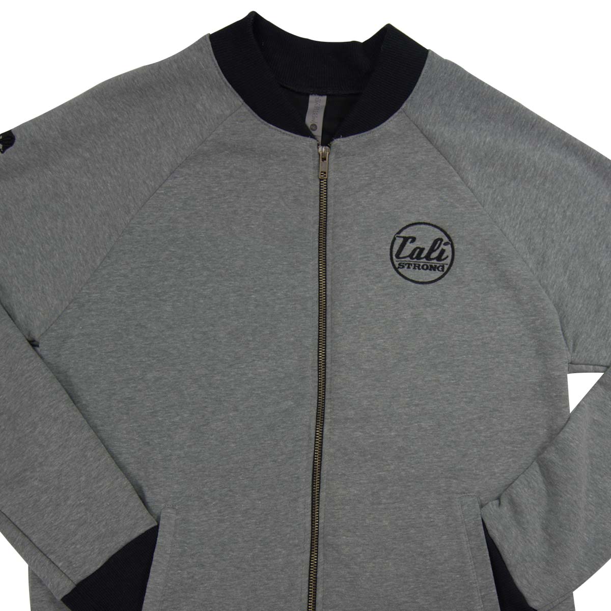 CALI Strong Classic Bomber Jacket Heather Gray - Jacket - Image 1 - CALI Strong