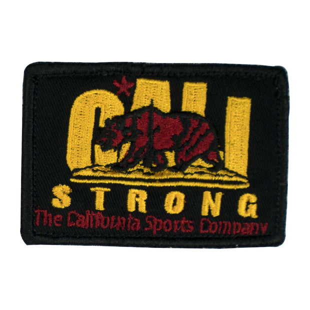 CALI Strong Original Red Embroidered Hook-and-Loop Morale Patch - Patches - Image 1 - CALI Strong