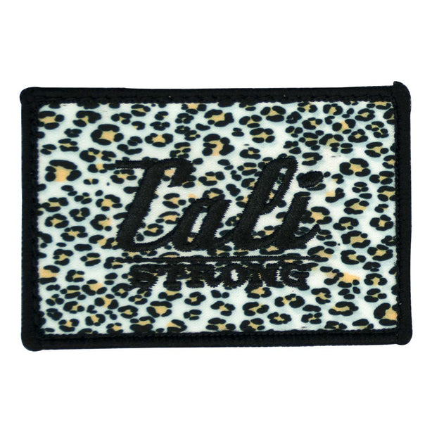 CALI Strong Cheetah Sublimated Embroidered Hook-and-Loop Morale Patch - Patches - Image 1 - CALI Strong