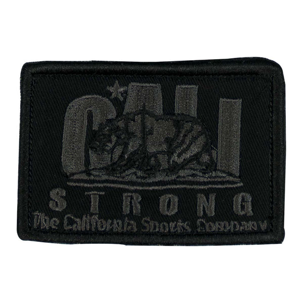 CALI Strong Original Black Grey Embroidered Hook-and-Loop Morale Patch - Patches - Image 1 - CALI Strong