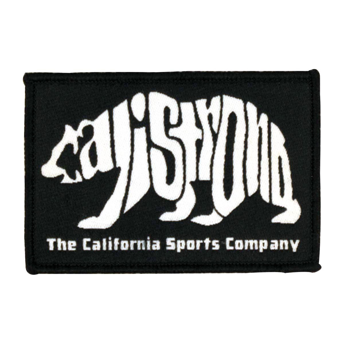 CALI Strong Word Bear Black Embroidered Hook-and-Loop Morale Patch - Patches - Image 1 - CALI Strong
