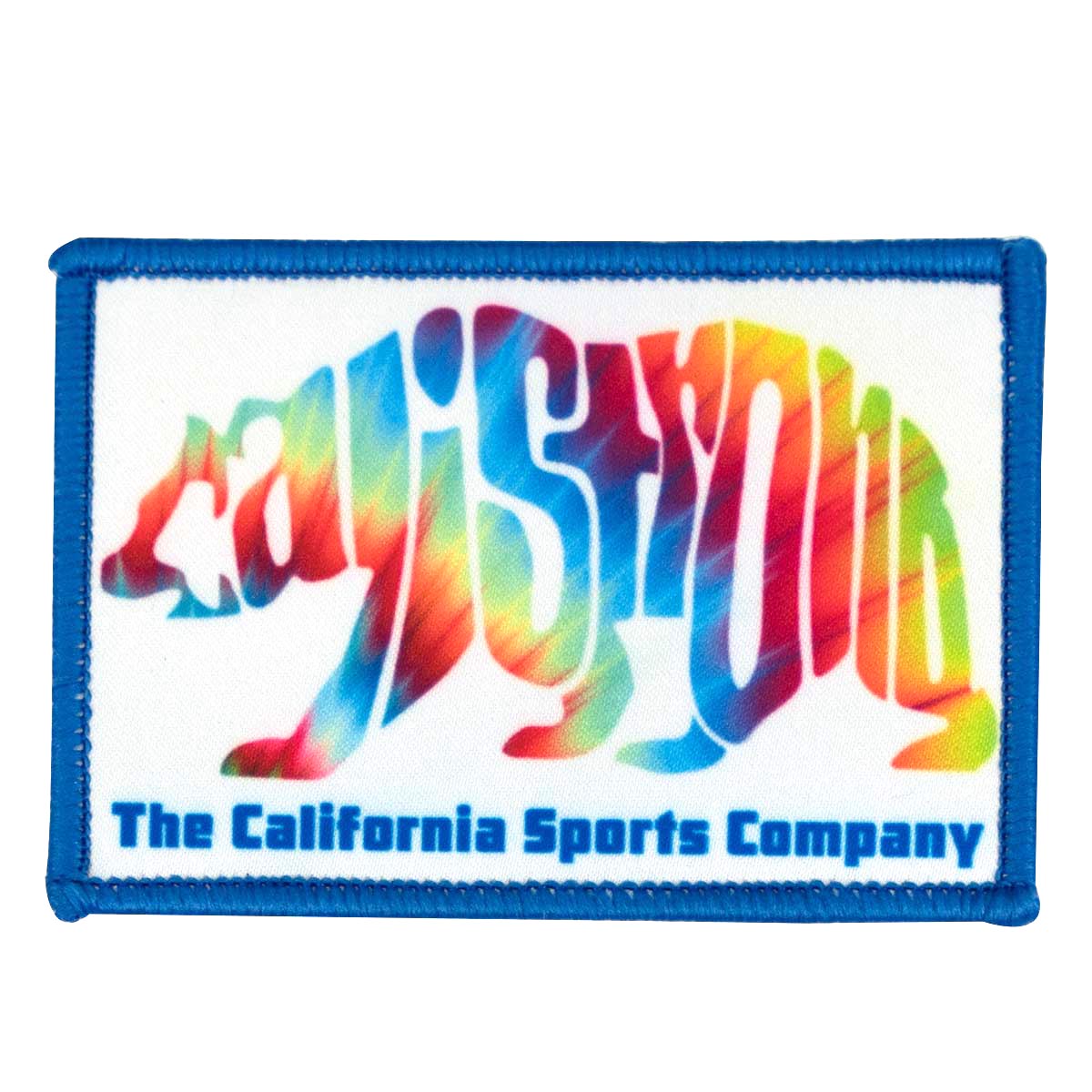 CALI Strong Word Bear Tie Dye Sublimated Hook-and-Loop Morale Patch - Patches - Image 1 - CALI Strong
