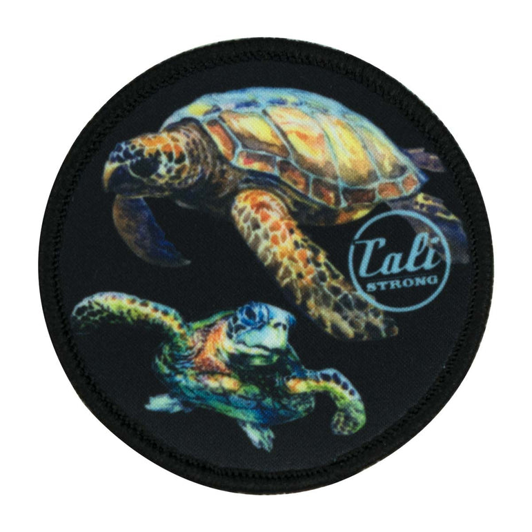 CALI Strong Sea Turtles Round Sublimated Hook-and-Loop Morale Patch - Patches - Image 1 - CALI Strong