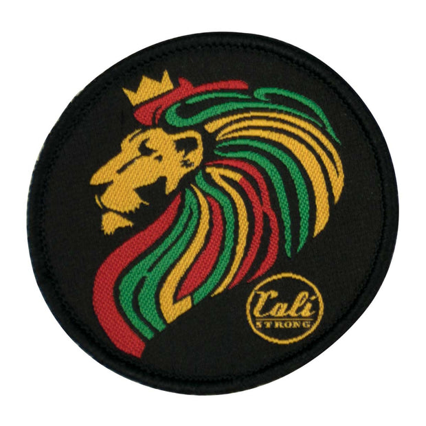CALI Strong Lord Rasta Black Round Embroidered Hook-and-Loop Morale Patch - Patches - Image 1 - CALI Strong